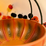 Large Metal Pumpkin Basket