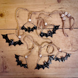 Distressed Metal Bat Garland