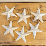 White Metal Star Garland