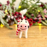 Felt Hanging Cosy Cow