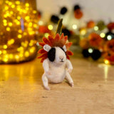 Felt Guinea Pig with Flower