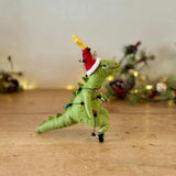 Felt Hanging Dinosaur in Lights