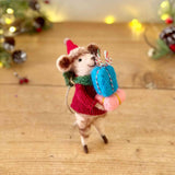 Felt Hanging Bear With Presents