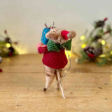 Felt Hanging Bear With Presents