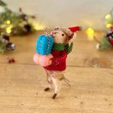 Felt Hanging Bear With Presents