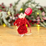 Cosy Felt Mouse with Lollipop