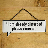 Metal ‘Please Come In’ Sign