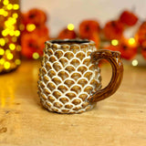 Textured Fir Cone Mug
