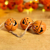 Three Orange Pumpkin Bells