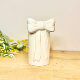 Ceramic Vase with Sculpted Bow