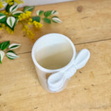 Ceramic Vase with Sculpted Bow