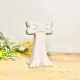 Large Ceramic Bow Stem Vase