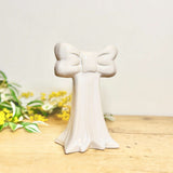 Large Ceramic Bow Stem Vase
