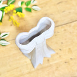 Large Ceramic Bow Stem Vase
