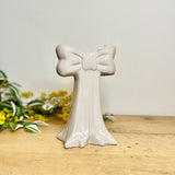 Large Ceramic Bow Stem Vase
