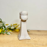 Large Ceramic Bow Stem Vase