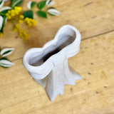 Large Ceramic Bow Stem Vase