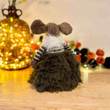 Mouse in Green Fluffy Skirt