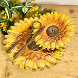 Metal Sunflowers Cake Stand