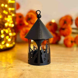 Small Black Happy Halloween Lantern