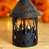 Small Black Happy Halloween Lantern