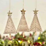Set of 3 Natural Hanging Trees