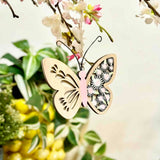 Pair of Wooden Butterflies