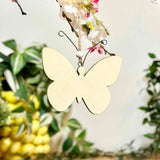 Pair of Wooden Butterflies