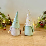 Mini Sitting Gonk with Cream Star Hat