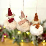 Set of 3 Hanging Pom Pom Mice