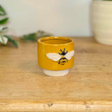 Small Yellow Bumble Bee Pot