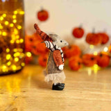 Brown Mouse in Brown Fluffy Dress