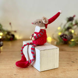 Brown Mouse in Red Jumper