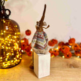 Large Brown Mouse in Earthy Jumper
