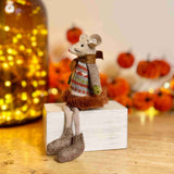 Brown Mouse in Earthy Jumper