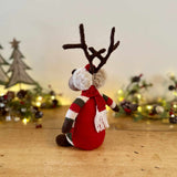 Reindeer In Stripy Jumper