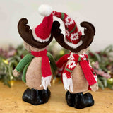 Cosy Reindeer Couple with Glasses