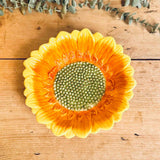 Large Ceramic Sunflower Bowl