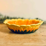 Large Ceramic Sunflower Bowl