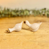 Pair of Ceramic Mini Goofy Ducks