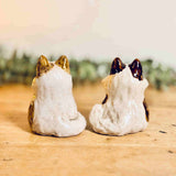 Pair of Ceramic Raggedy Cats