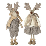 Fawn Reindeers with Cream Scarves