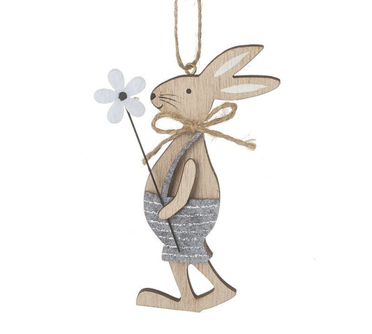 Standing Wooden Rabbit Hanger