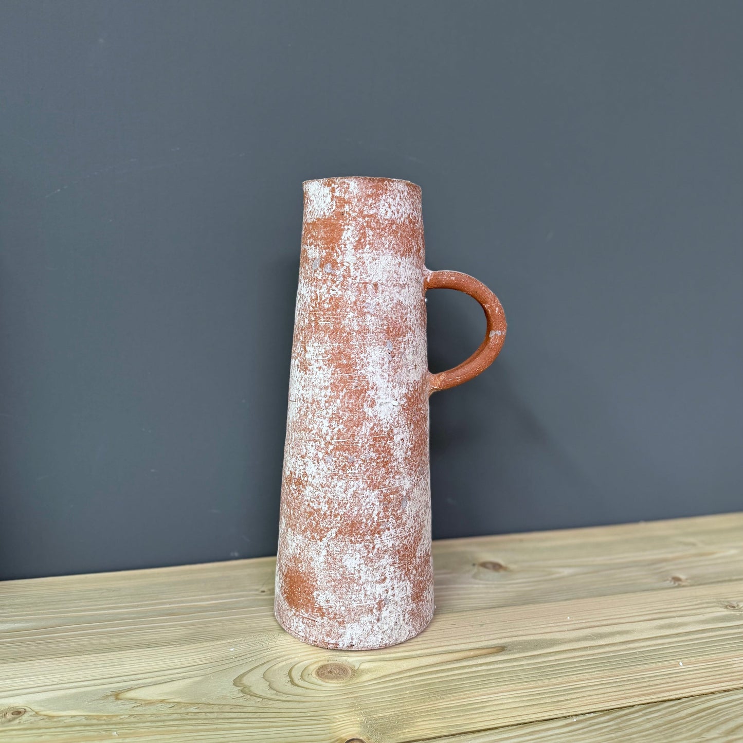 Medium Tall Rustic Terracotta Jug